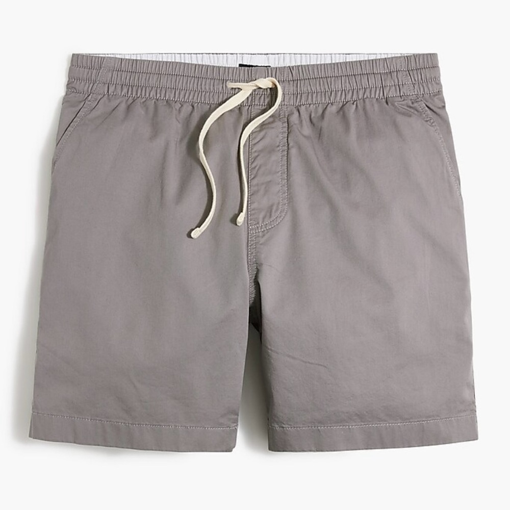 J. Crew 6" Dock Shorts | Stretch Chino | Gray Men's XS